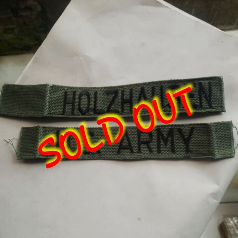 Patch Tape Tab Us Army USGI Second Original Cabutan