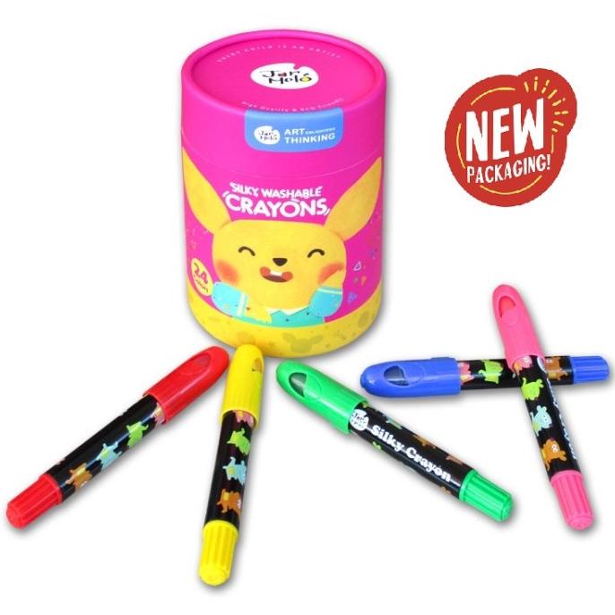 

Joan Miro Babyroo Silky Crayon 24 color oil pastel facepainting krayon