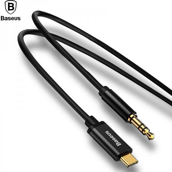 [KODE EKFBI] Baseus Original M01 Yiven Type C Male to 3.5MM Male Kabel Jack Audio Converter Cable Ti