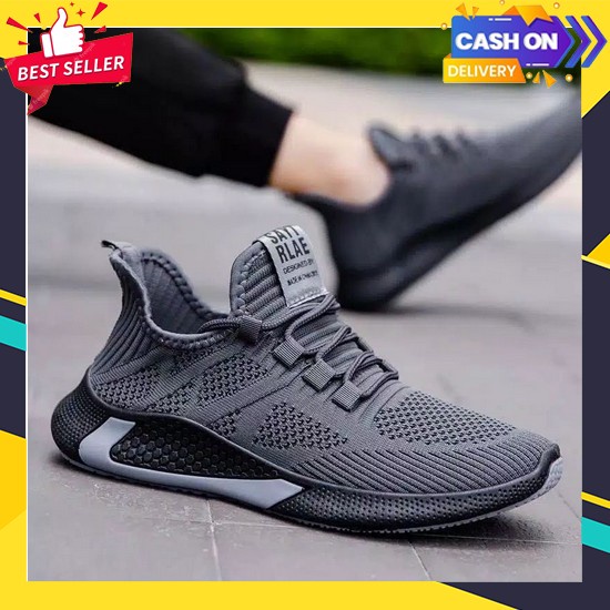 Sepatu Boot Sneakers Pria Import Spatu Model High Tinggi Fashion Sneaker Ala Korea Cowok Impor Murah