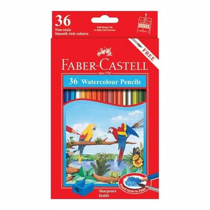 

Pensil Warna Faber Castell 36 Water Colour / Free Kuas dan Rautan