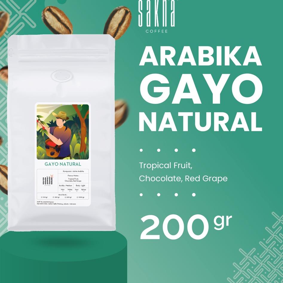 

DISKON BRANDS FESTIVAL Biji Kopi Arabika Gayo Natural Arabica Coffee Beans Manual Brew Roastery 200 Gram Coffe Biji Bubuk !!