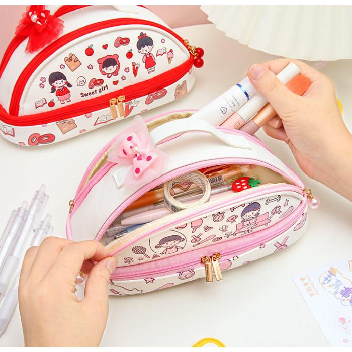 

Tempat Kotak Pensil Karakter Lucu unik Large Capacity Multifungsi CS09