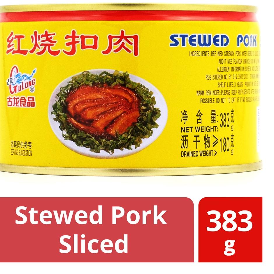 

12.12 BRANDS FESTIVAL GULONG Stewed Pork Sliced Samcan / Daging Samcan babi kaleng 383gr serbuuu !