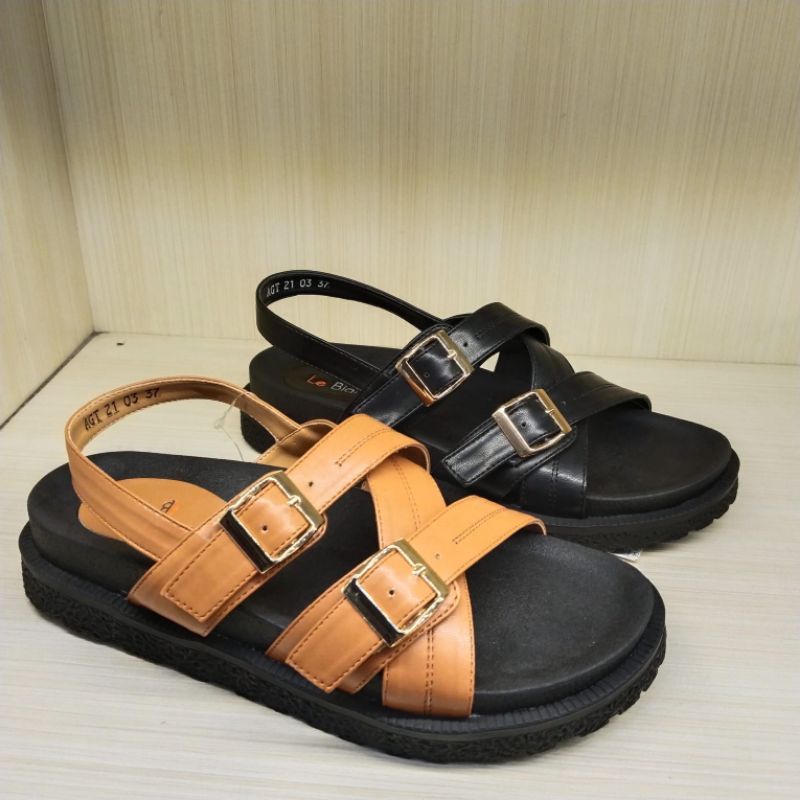 ISM - Sandal Flat Wanita Le Bianca/AGT.21-03 - Sandal Simple Wanita