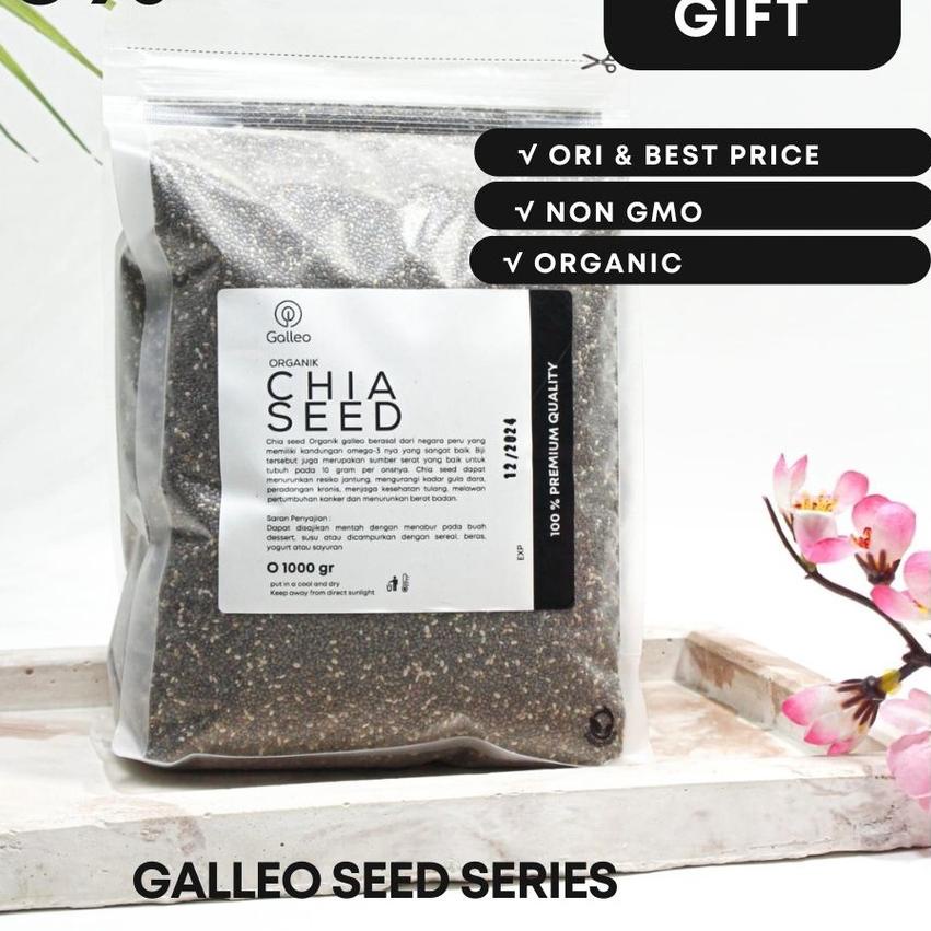 

Limited | KI3 | CHIA SEED ORGANIK 1 KG MEXICO [ Biji Chia Seed Hitam Organik ]