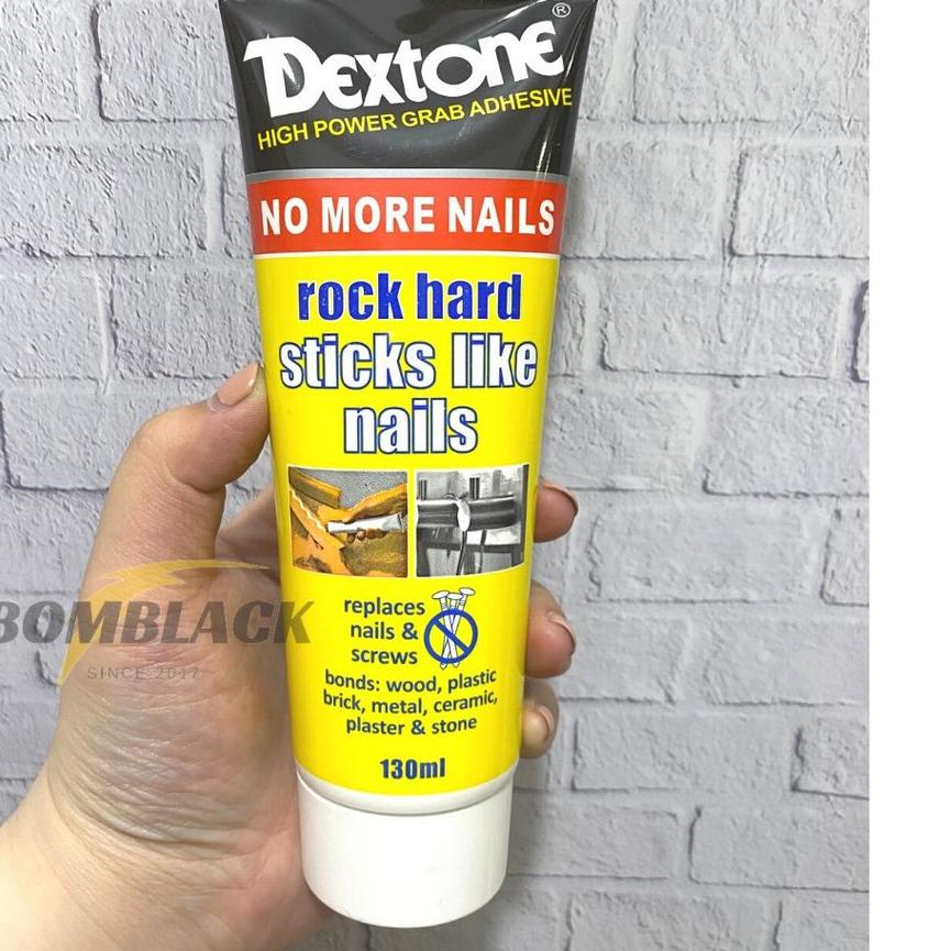 

Termurah | KP8 | Lem Dextone No More Nails Anti Paku Keramik Kayu Metal Batu Super Kuat