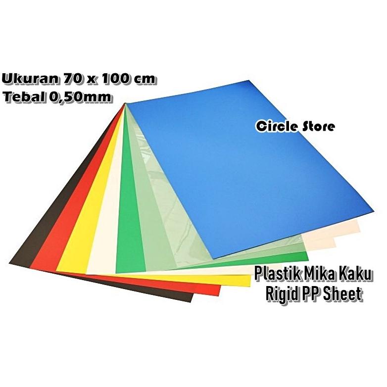 

[KODE 0Z9VM] Plastik Mika PP Kaku Lentur Sampul Agenda 70cm x 100cm Tebal 0.5mm