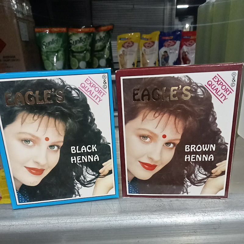 cat rambut Henna (Henna cat rambut asli)