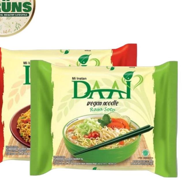 

Promo⭐DAAI MIE GORENG DAN SOTO INSTANT VEGAN DUS ISI 40 PCS