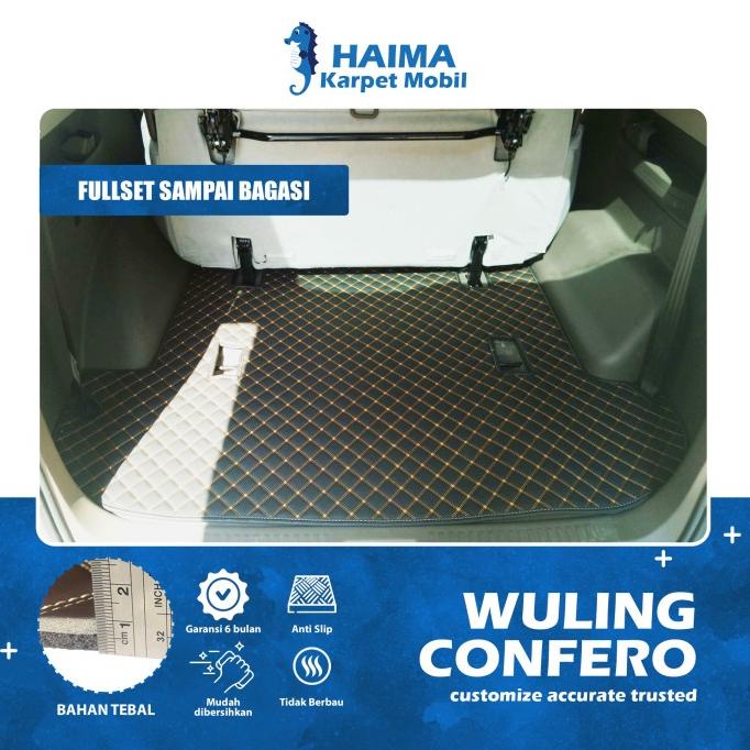 haima karpet mobil wuling confero 2017-2020 full bagasi