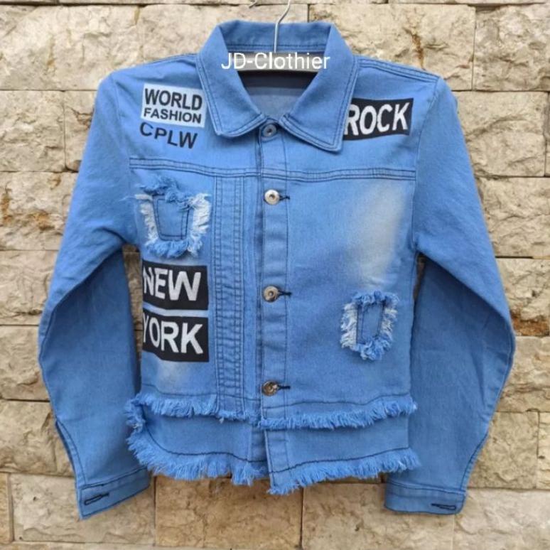 [KODE CYHOZ] JD - Jaket Jeans Wanita - jaket jeans classic GIRL - jaket denim cewek Model Kekinian -