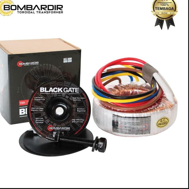 Promo TRAFO BLACKGATE TOROID 1,5A-18V NOL BOMBARDIR BLACKGATE TRAVO DONUT 1.5A 18V NOL TOROID BELL B
