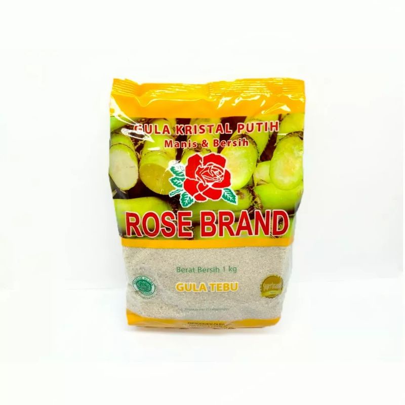 ROSE BRAND GULA KRISTAL 1 KG (KUNING)