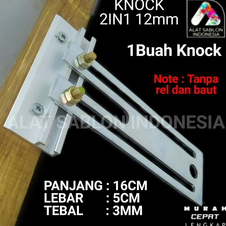 (COD )NEW_PRODUCT KNOCK PANJANG U O 12MM 2 IN 1 MEJA THAILAND ALAT SABLON