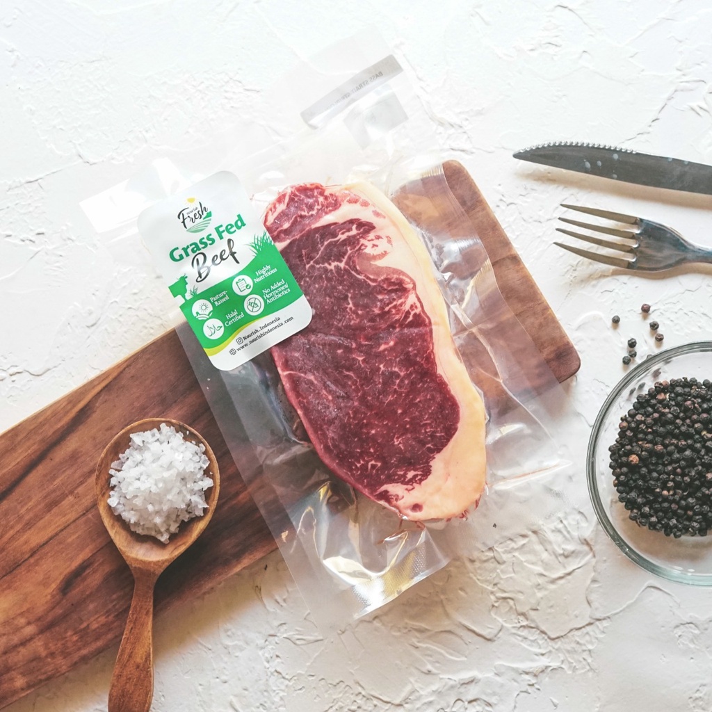 

Grass Fed Angus Striploin Premium (200 gr)-JktBar