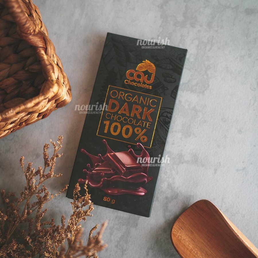 

Cau Chocolate, Organic Dark Chocolate 100% (Cokelat Organik) 80gr-JktBar