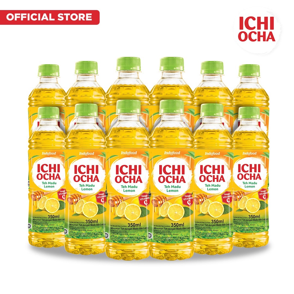 

ICHI OCHA Honey Lemon 350ml x 12 pcs