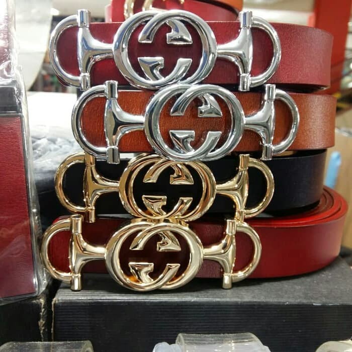 Tali Pinggang ikat wanita kulit 2 5cm GUCCI Belt Wanita Terbaru Sabuk Wanita Best Seller Gesper Tali
