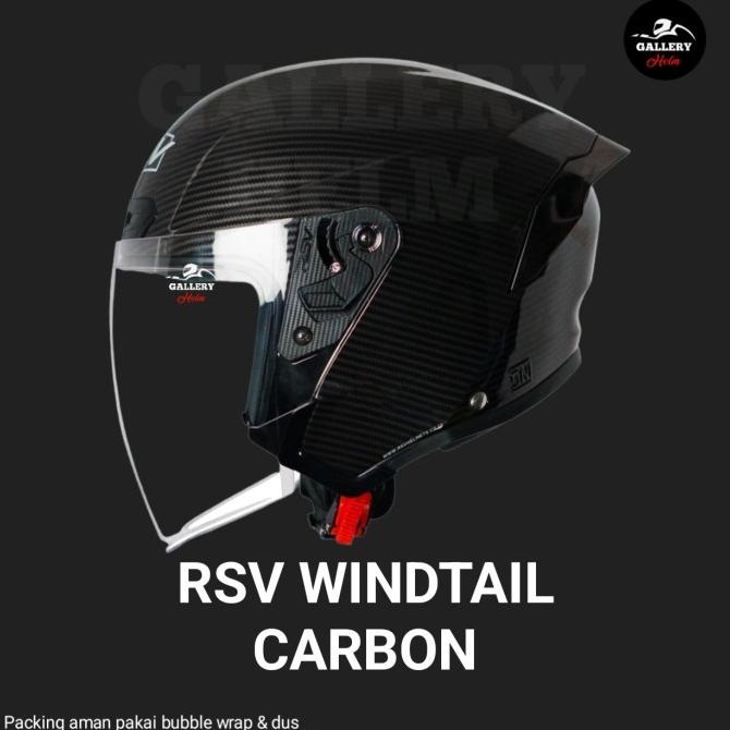 RSV WINDTAIL CARBON | HELM RSV NEW HALF FACE