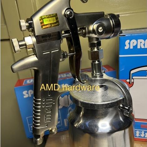 Spray Gun Meiji F100 Tabung Bawah 1000Ml Spet Semprotan Cat Kompresor Angin Taiwan