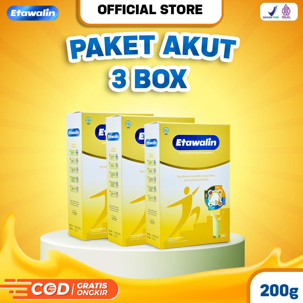 

【murah】 Etawalin - Susu Kambing Nyeri Sendi 3 Pcs