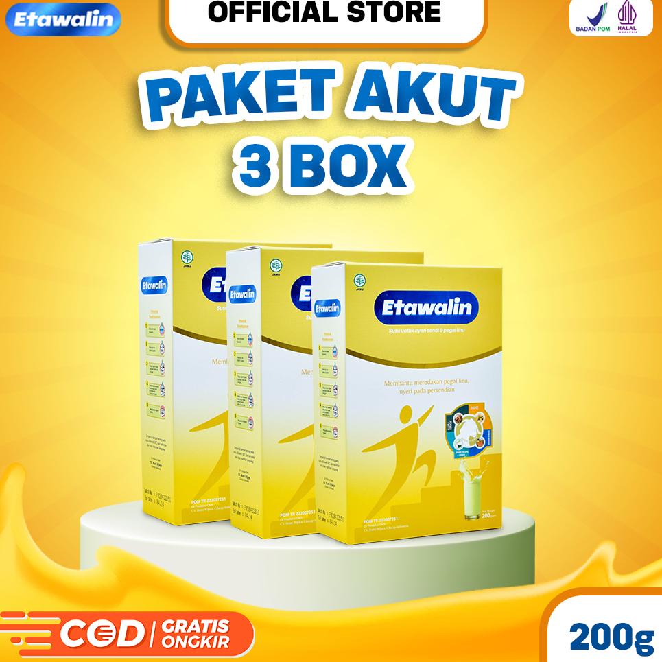 

【Penjualan Terbaik】✅COD Etawalin - Susu Kambing Nyeri Sendi 3 Pcs