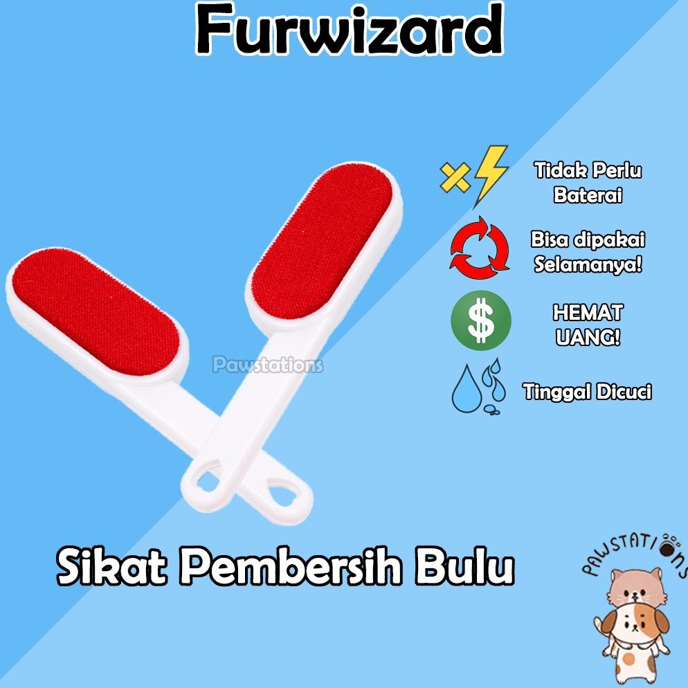✔️  Fur wizard Sikat Pembersih Bulu Kucing Roll Pembersih Bulu Kucing Alat Pembersih Bulu Kucing Ala