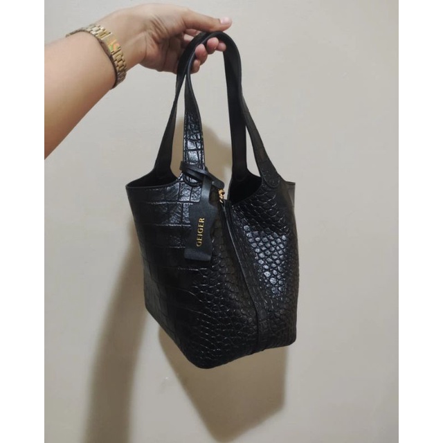 Handbag ala HERME* PICOTIN kulit asli | ala picotin mini croco