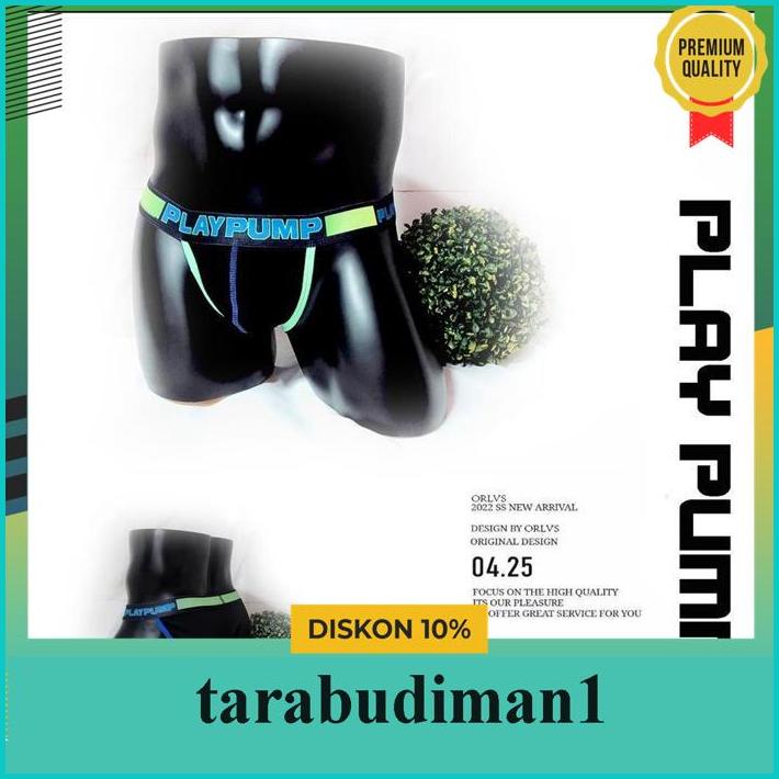 PP9113 PUMP CELANA PRIA SIDECUT EDISI PLAY BAHAN BERKELAS