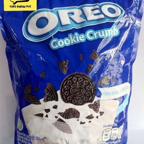 

Oreo Cookie Crumb 1Kg / Oreo Cookie Crumb / Remahan Oreo / Bentuk Remuk Kasar Mondelez