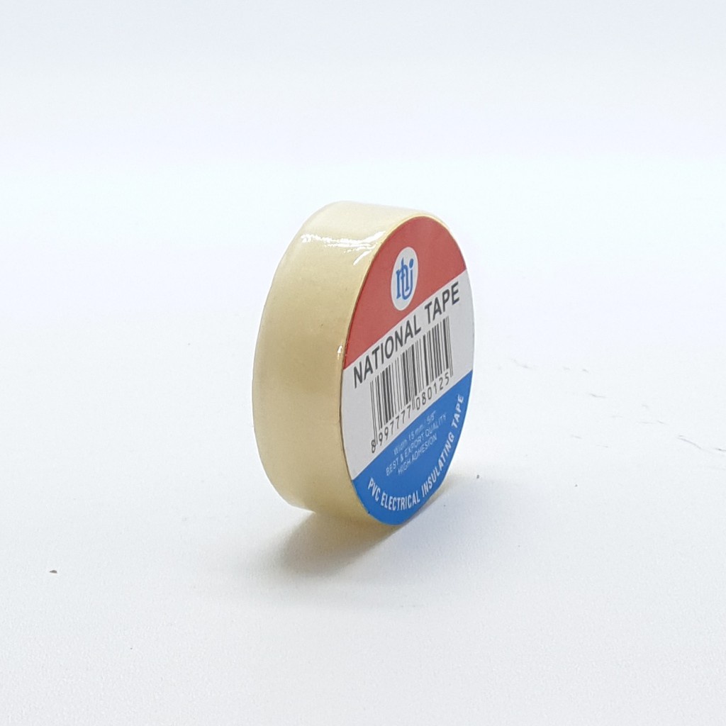 

National Isolasi Kabel Listrik PVC KECIL Warna BENING 5/8" x 15mm (Harga 1 Bj)