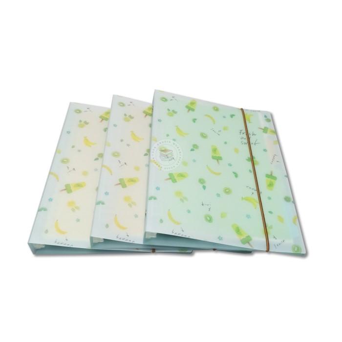 

5.5 Joyko - Binder Note A5 - Motif Fruit & Sweet Ring Plastik - Pcs Promo