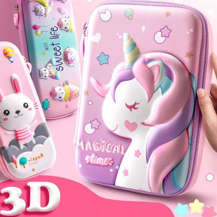 

Borong Buruan ITBEL - 3D Tempat Pensil Kotak Anak Kotak Pensil 3D Timbul Motif Kartun Lucu Koker Alat Tulis Sekolah Karakter Tempat Pulpen Resleting Import