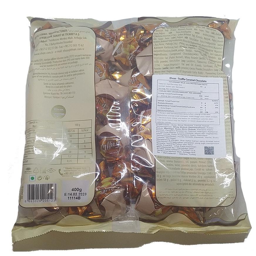

Ean Truffle Caramel Chocolate 400 Gr / Coklat Karamel Turki
