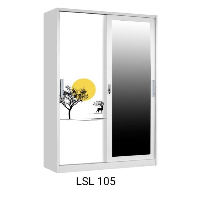 

Lemari Pakaian Sliding Besi Premium Steel Daema.Market