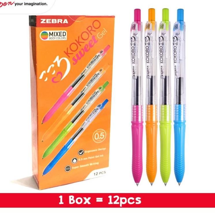 

Get Quality PULPEN ZEBRA KOKORO SWEET GEL INK 0.5MM 1 PACK
