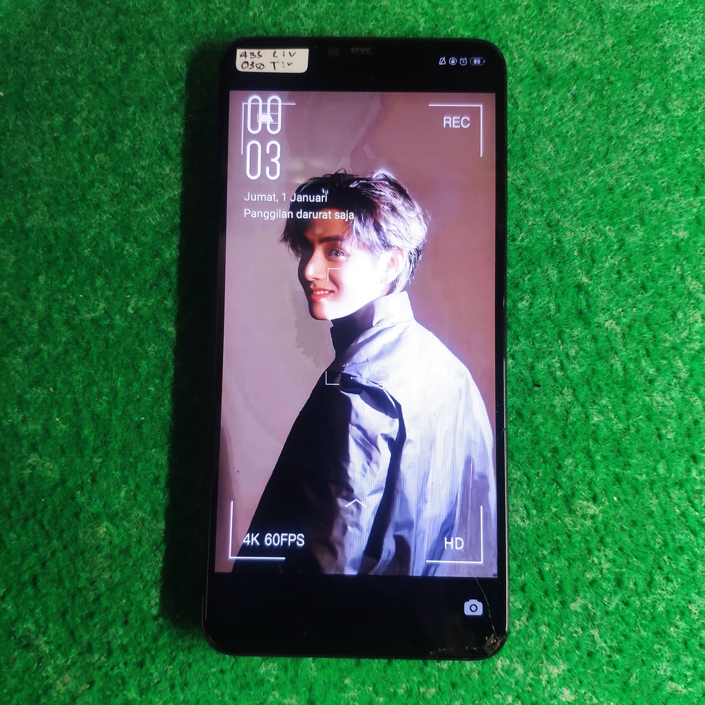 [0350] LCD Frame Oppo A3S ( CPH1803 ) ori copotan