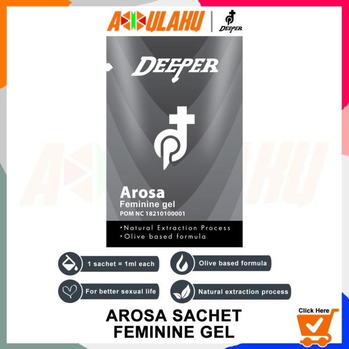 Deeper Arosa Sachet Gel Vitalitas Wanita Dewasa Bpom Kode 1129