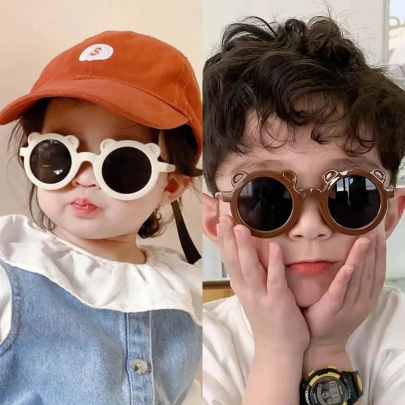 [CTK] PROMO AKSESORIS KACAMATA HITAM FASHION KACAMATA GAYA TRENDY KACAMATA FRAME BERUANG BEAR UNISEX UNTUK BAYI USIA 0-8 Tahun KACAMATA ANAK KACAMATA BAYI SUNGLASSES BABY