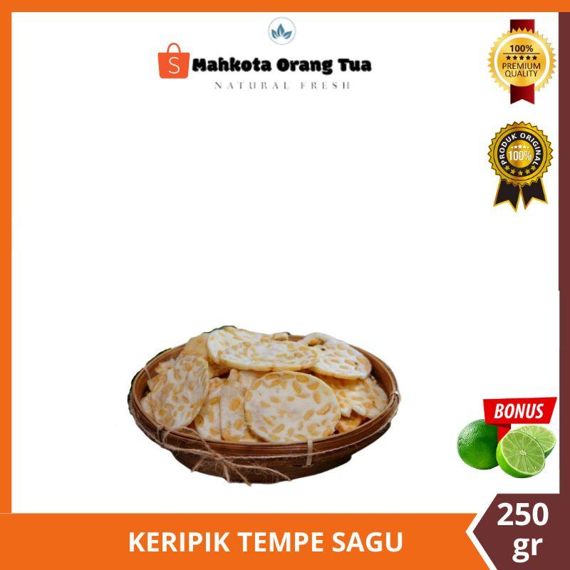 

KERIPIK TEMPE SAGU BULAT RENYAH GURIH | 250 gram [ TERLARIS BERKUALITAS ]