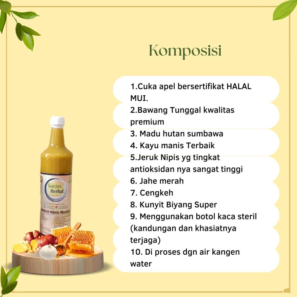 

Jus Bawang Putih Tunggal | Garjus Herbal | Jus Tradisional 650ml [ TERMURAH BERKUALITAS ]