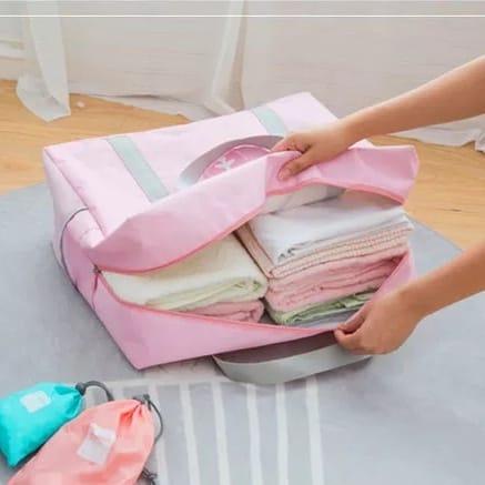 GROSIRTAS LV0261 Tas Travel Besar Logo Pesawat Anti Air Dapat Dilipat Import Hand Carry Bag Affordab