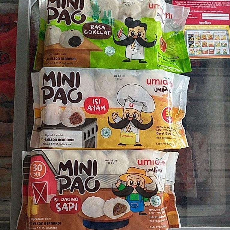 

Diskon!! Kipao Minipao Umia-mi isi 30pcs ayam coklat sapi 51