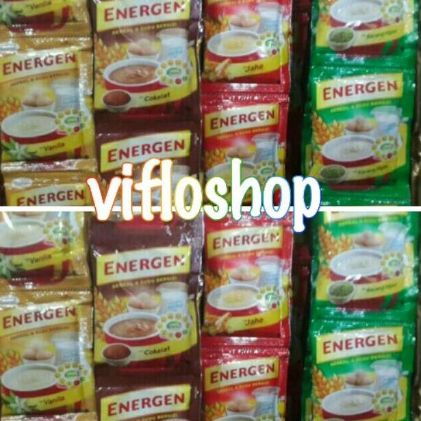 

[COD] Energen (Vanila, Coklat, Jahe, Jagung & Kacang Hijau) Renceng 10 x 34 gram ➙COD