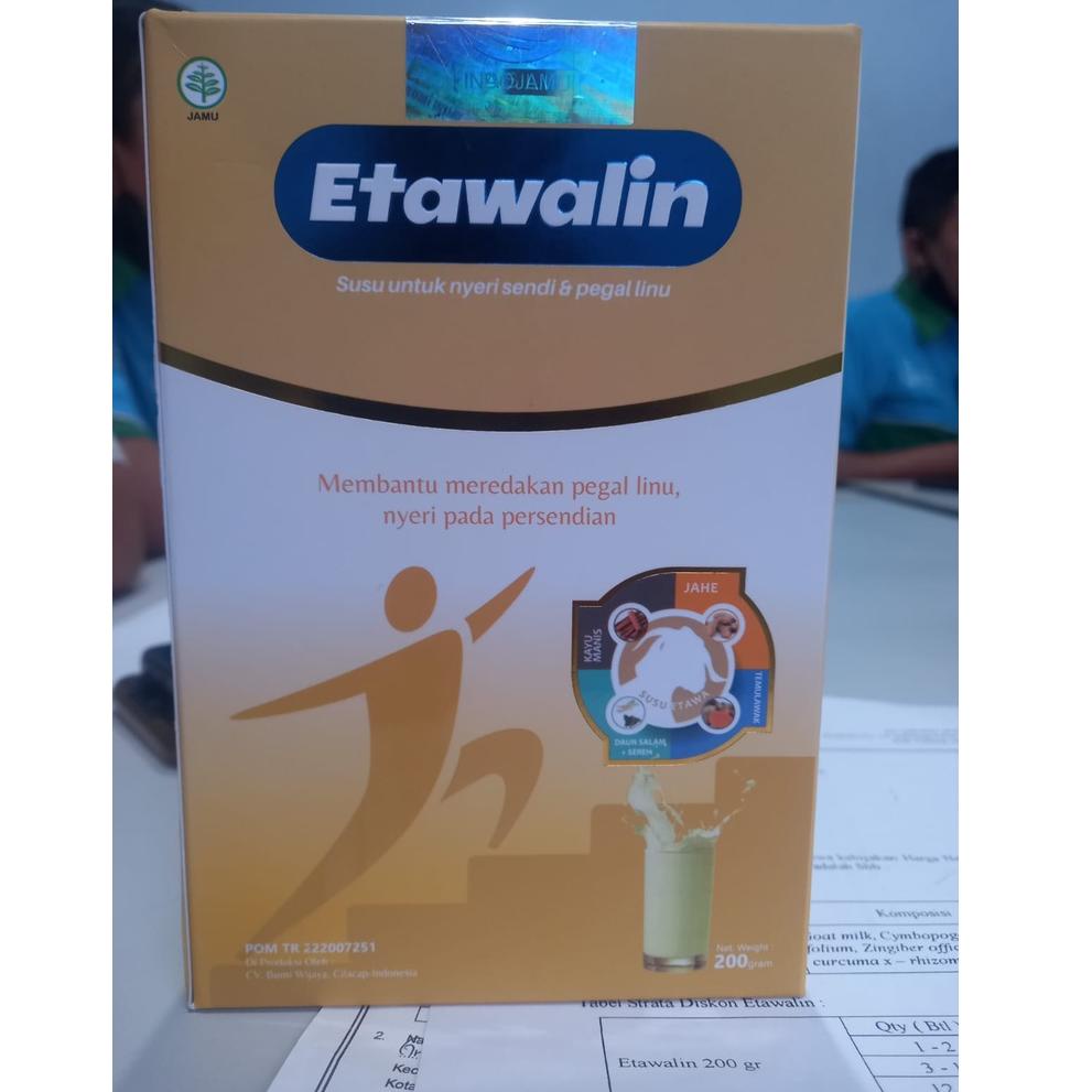 

[COD] Etawalin Susu Herbal 200gr - Untuk Nyeri Sendi, Tulang dan Pegal Linu Terbaru )人