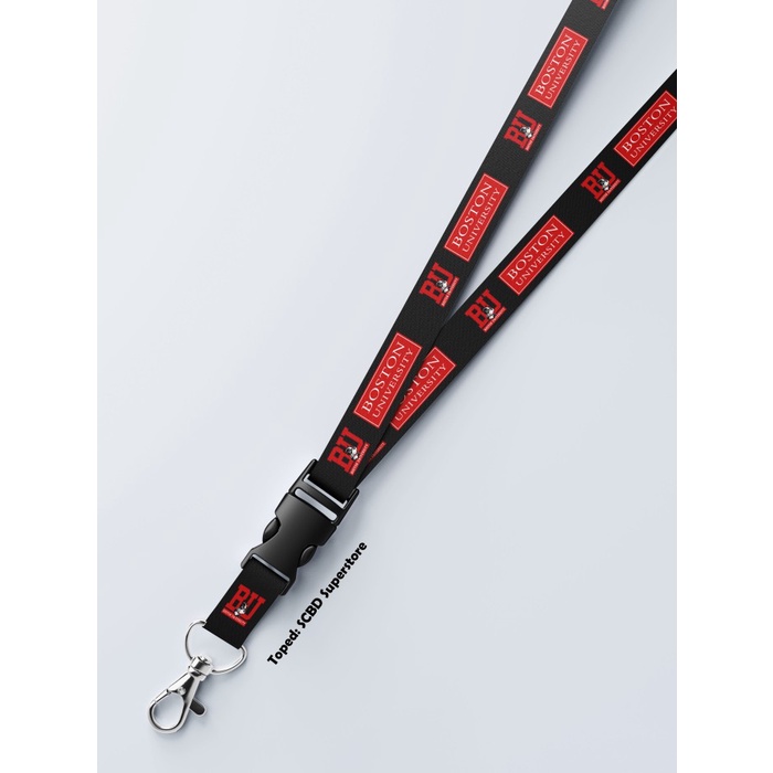 

Lanyard Boston University BU Satuan Bisa Custom