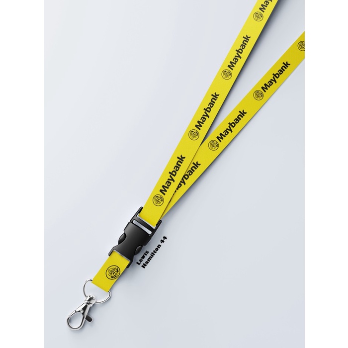 

Lanyard Maybank Satuan Custom Dua Sisi Gantungan Kunci