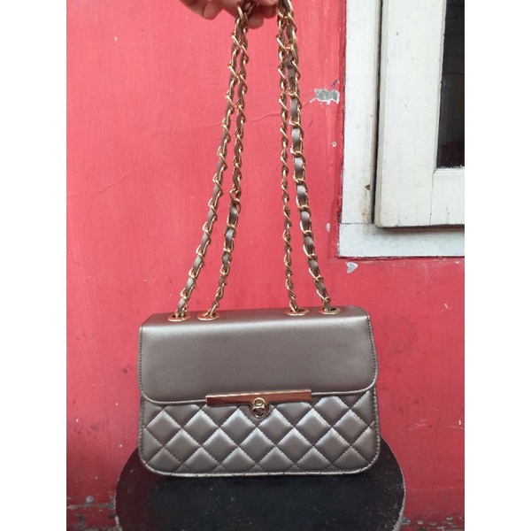 Preloved Sling Bag Flicka J11 Copper