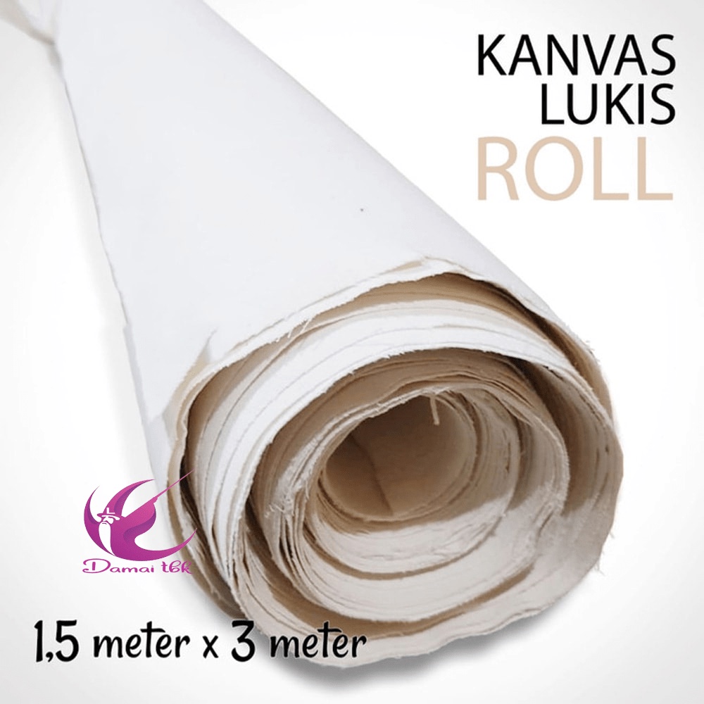 

Kanvas Lukis Roll Berkwalitas Ukuran 1,5 x 3 m